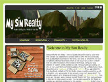 Tablet Screenshot of mysimrealty.com